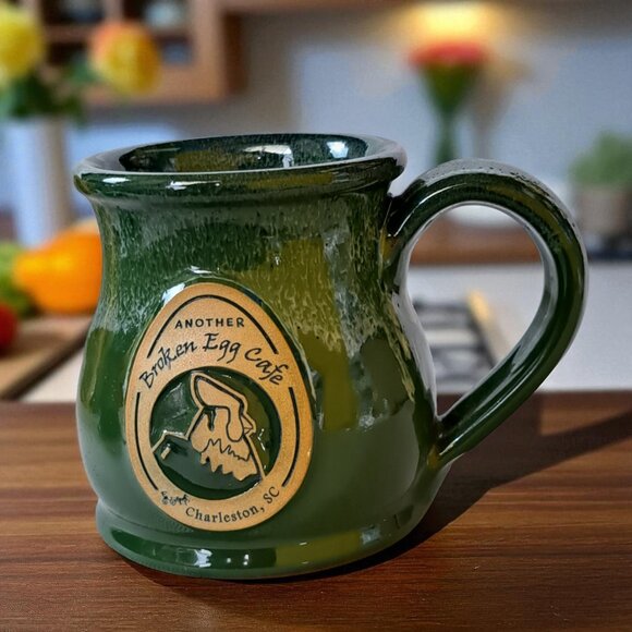 Deneen Pottery Another Broken Egg Mug Coffee Drip Hand Thrown Charleston SC - Picture 9 of 9